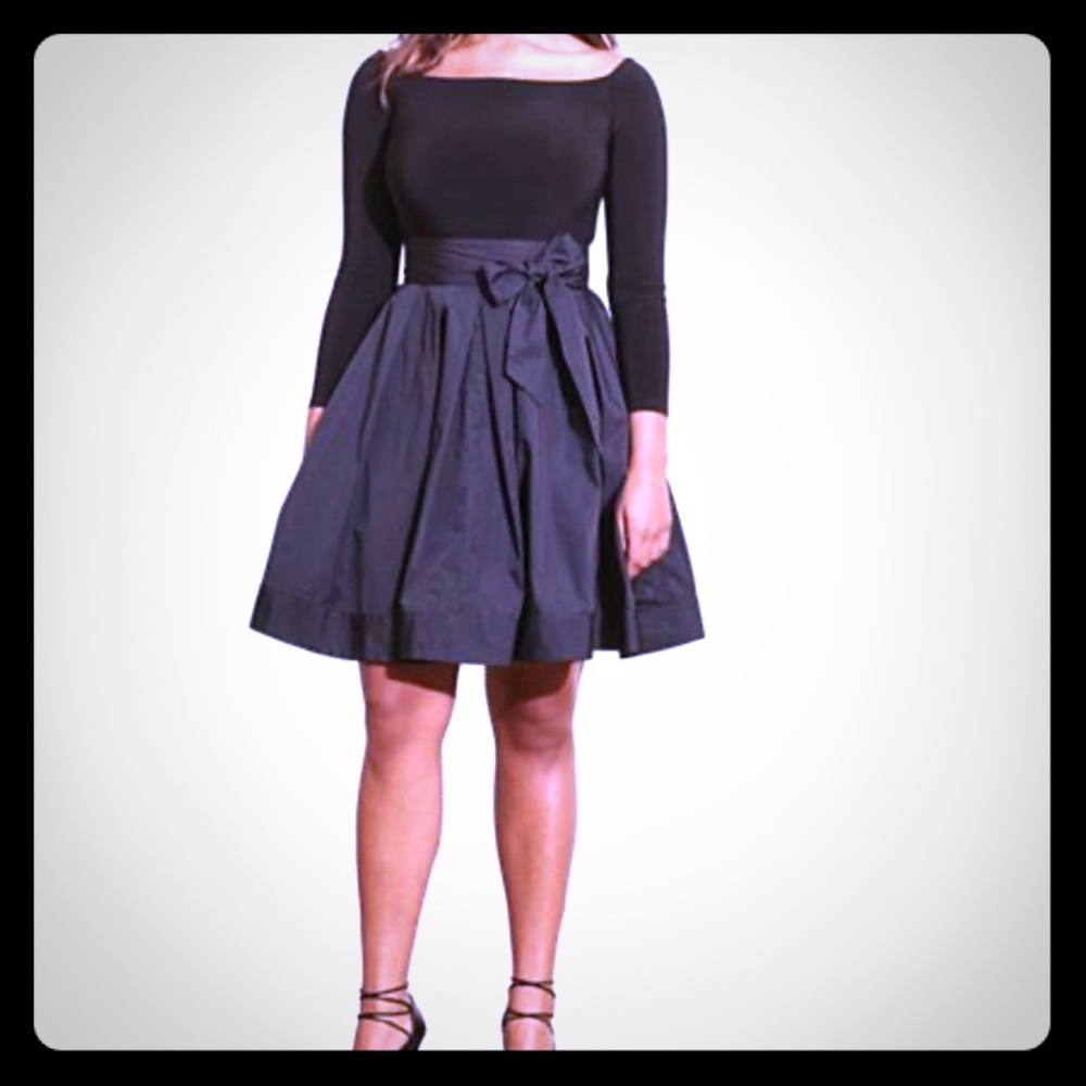 Ralph Lauren Jersey Taffeta Dress
